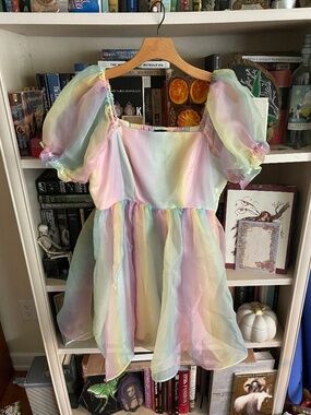 Sweet Society Rainbow Tulle Dress